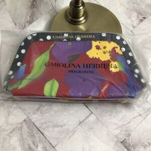 Carolina Herrera Floral Cosmetic Bag